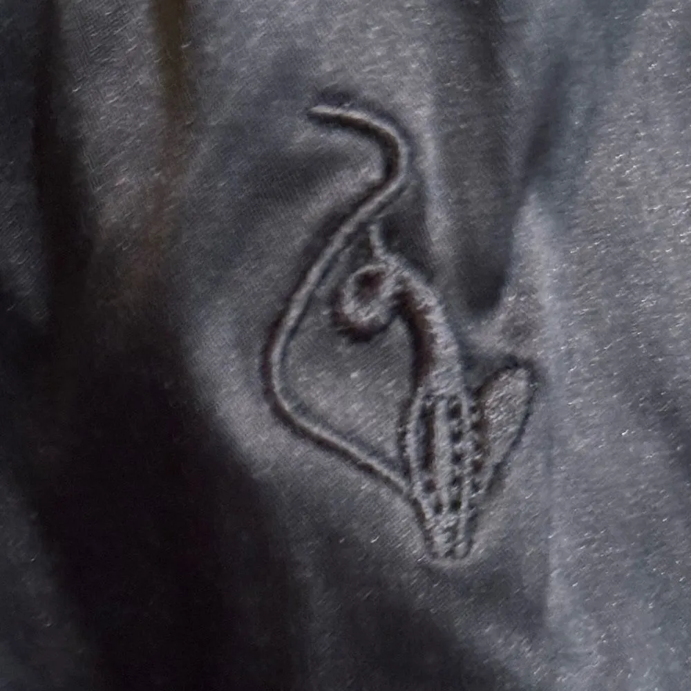 Baby Phat Women's Black Satin Pencil Skirt Knee Length with Charm Detail size 11 - Image 7