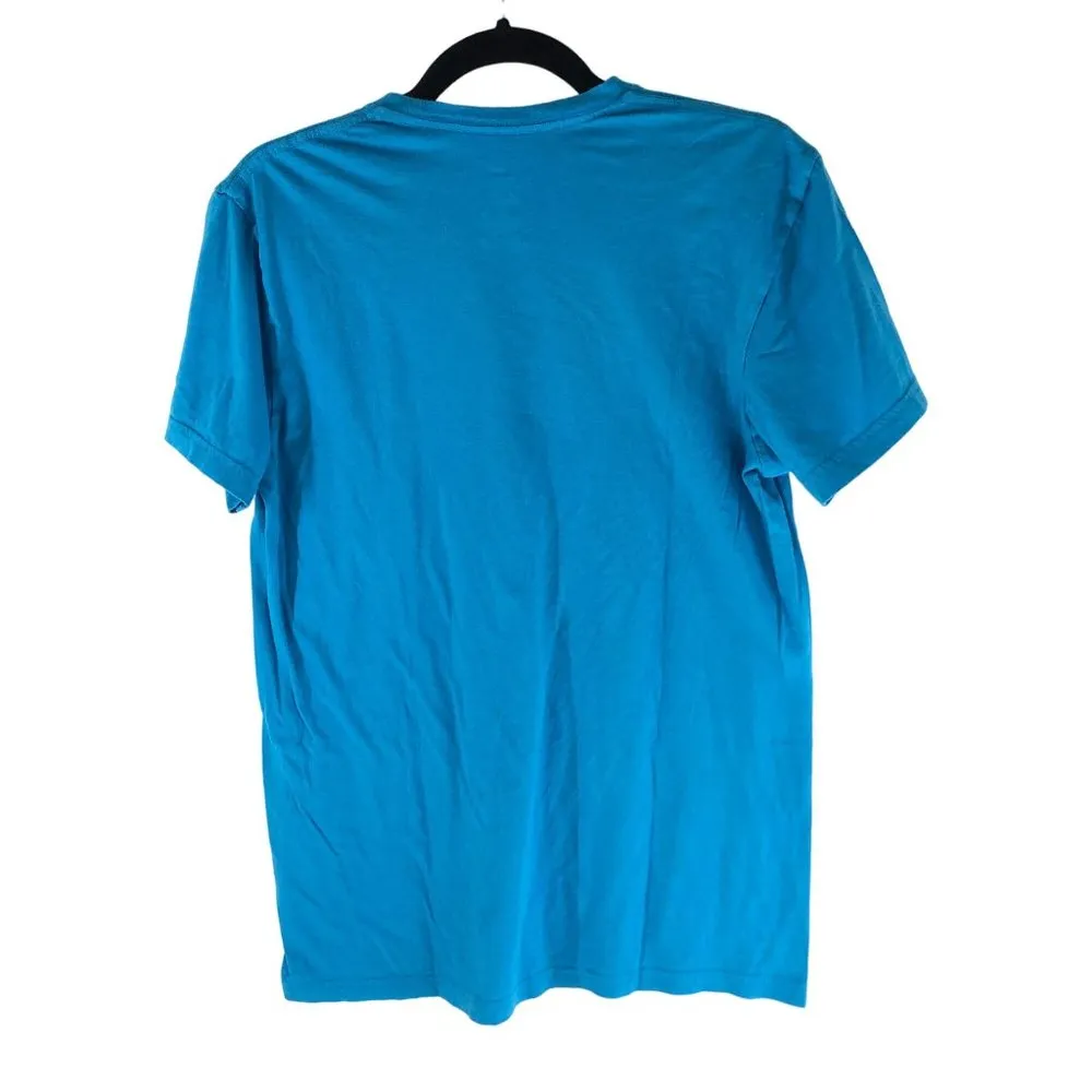 Polo Ralph Lauren Womens T Shirt Top Classic Fit V Neck Short Sleeve Blue M Size M - Image 2