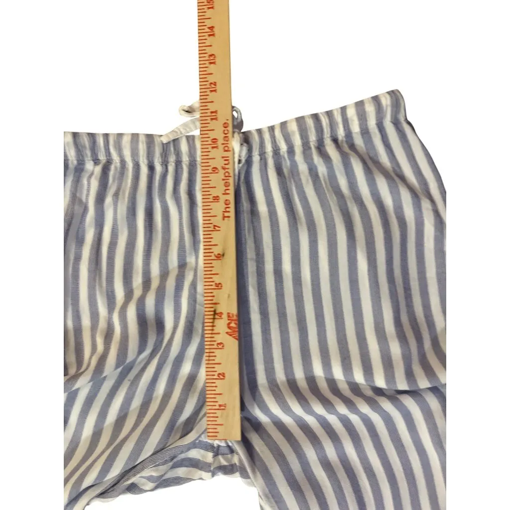 Rails Sleep Lounge Pants Womens Small Petite Blue Striped Rayon Pajama Bottoms - Image 16