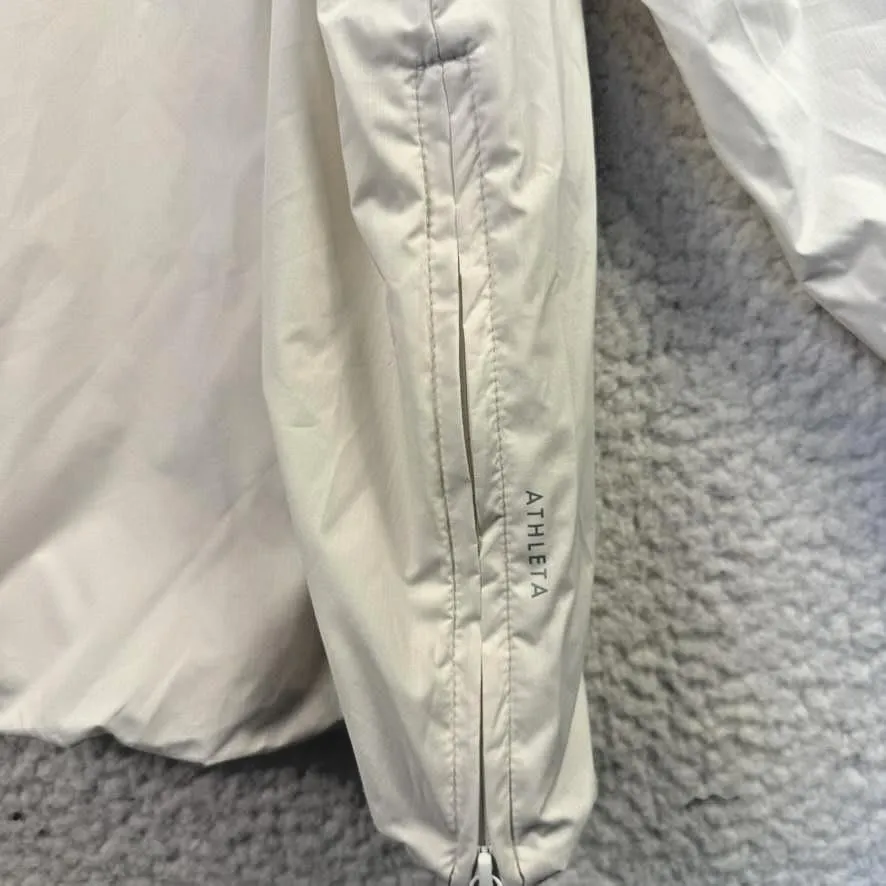 Athleta Sightseer Lace Jacket Womens 3X White Zip Front Lightweight Windbreaker - Image 6