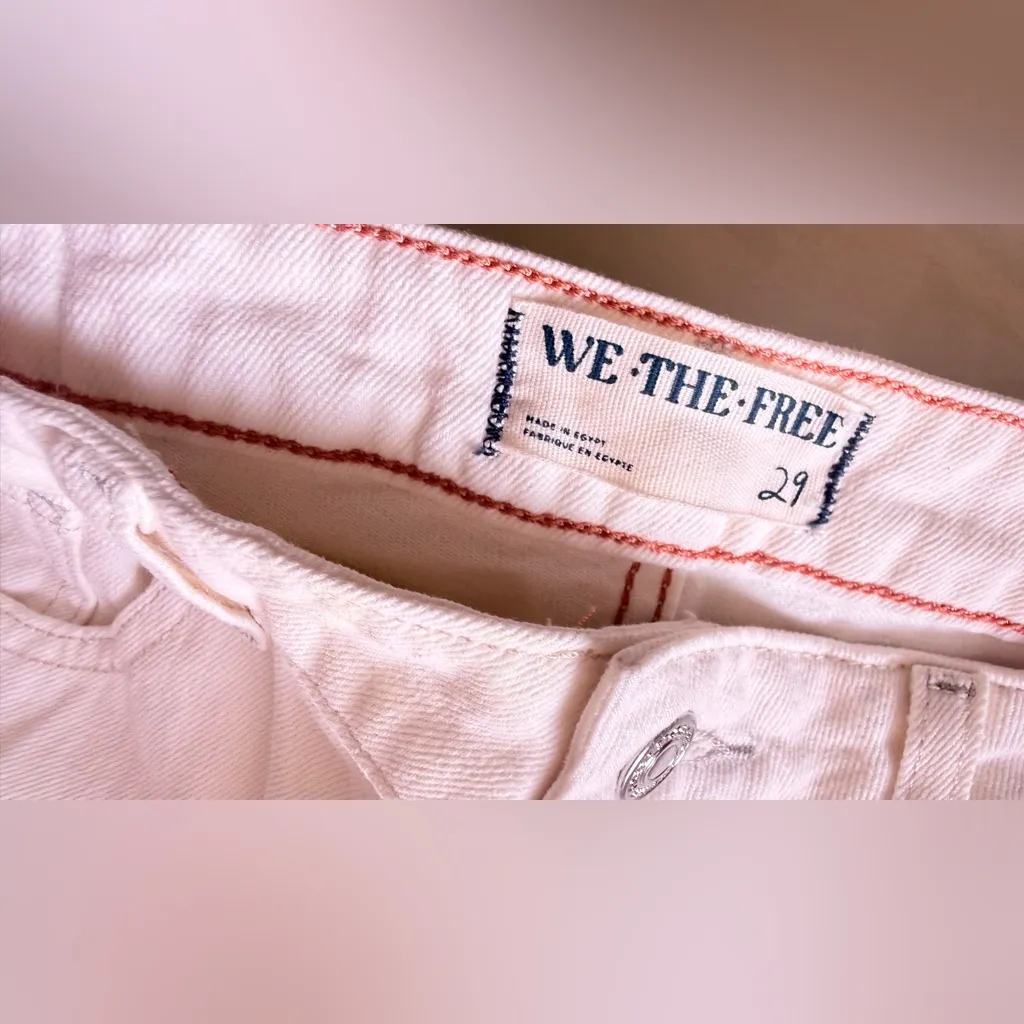 Free People Jeans Women’s We The Free Pacifica Dust It Off Straight Leg  Size 29 - Image 11