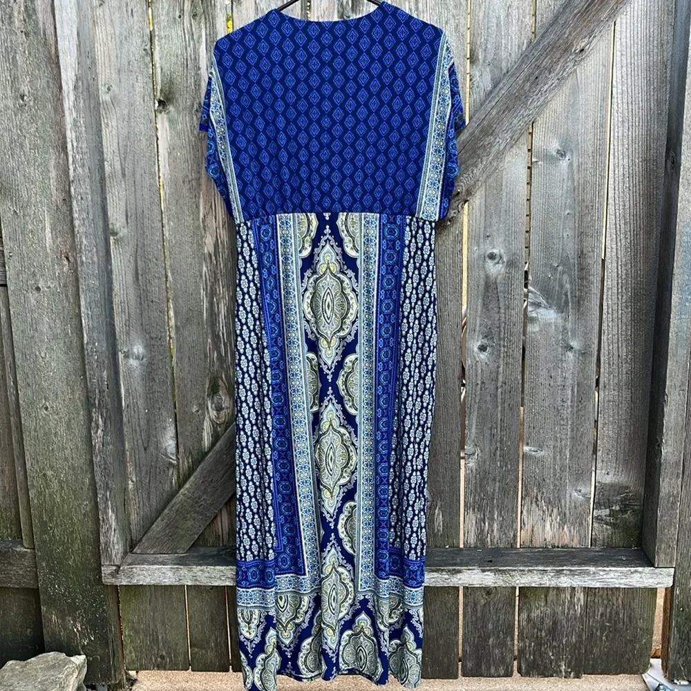 Chico's EUC Chico’s Mixed Print Maxi Dress Size Medium - Image 9