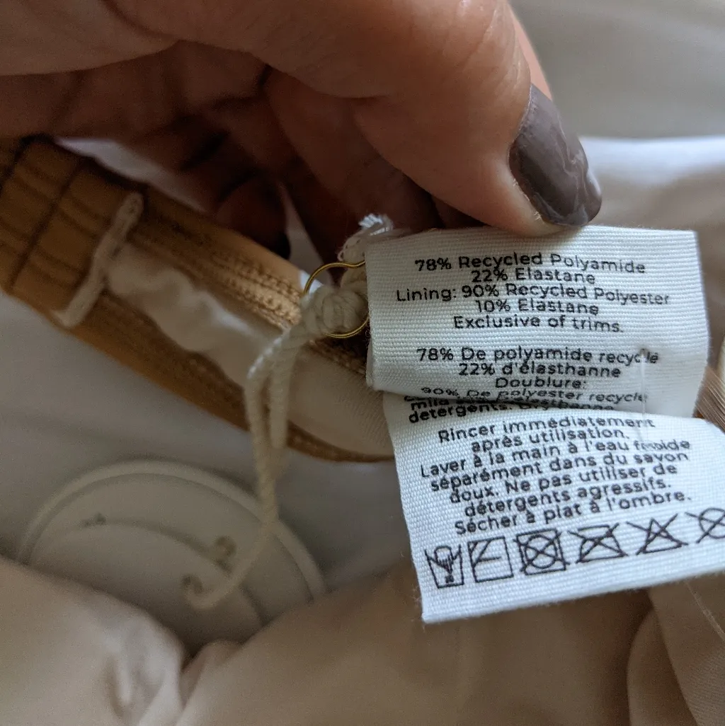 {Peony} Brand New Puff Bandeau Bikini Top - Image 11