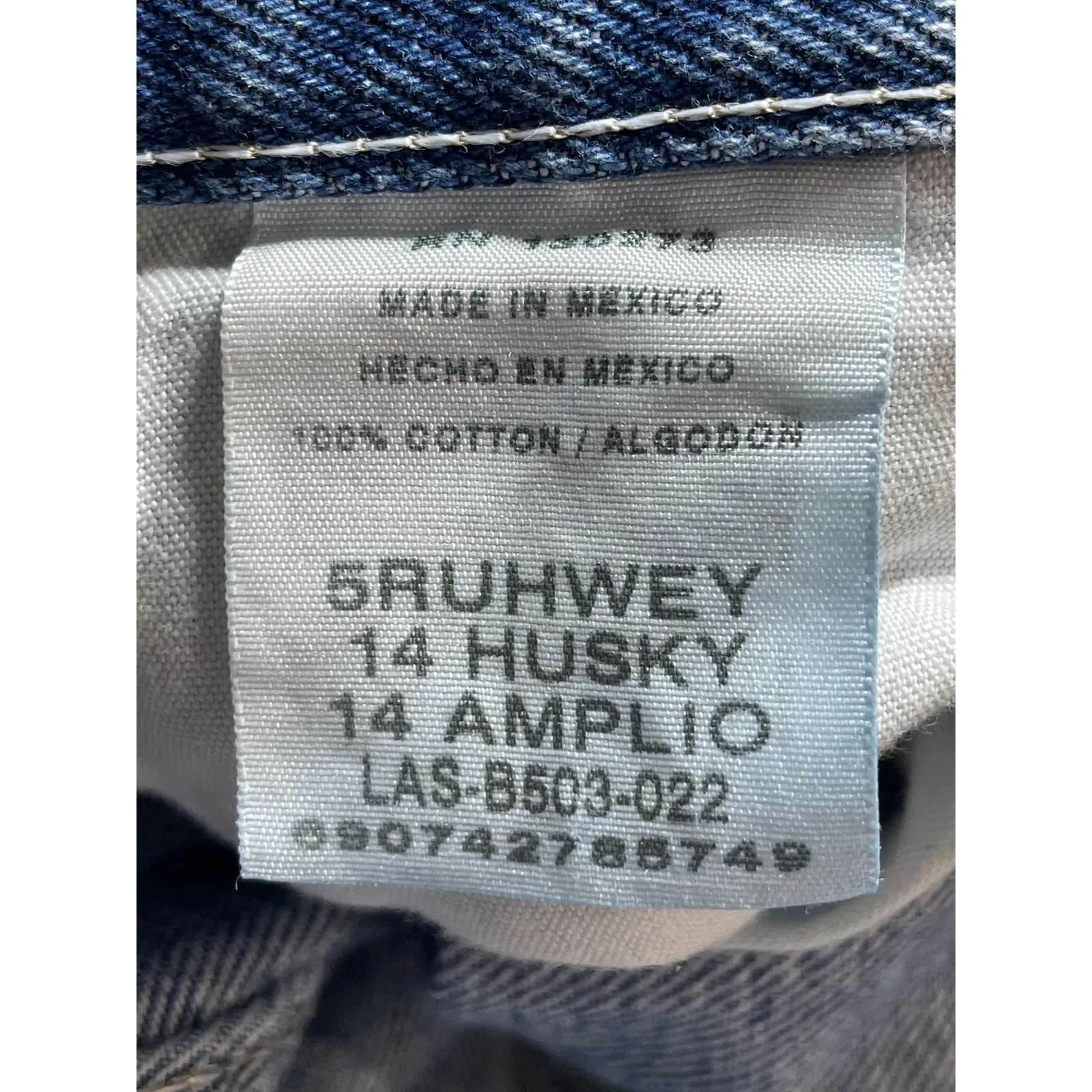 Rustler Women's Blue Medium Wash High Rise Wide Leg Baggy Denim Jeans Size 14 - Image 4