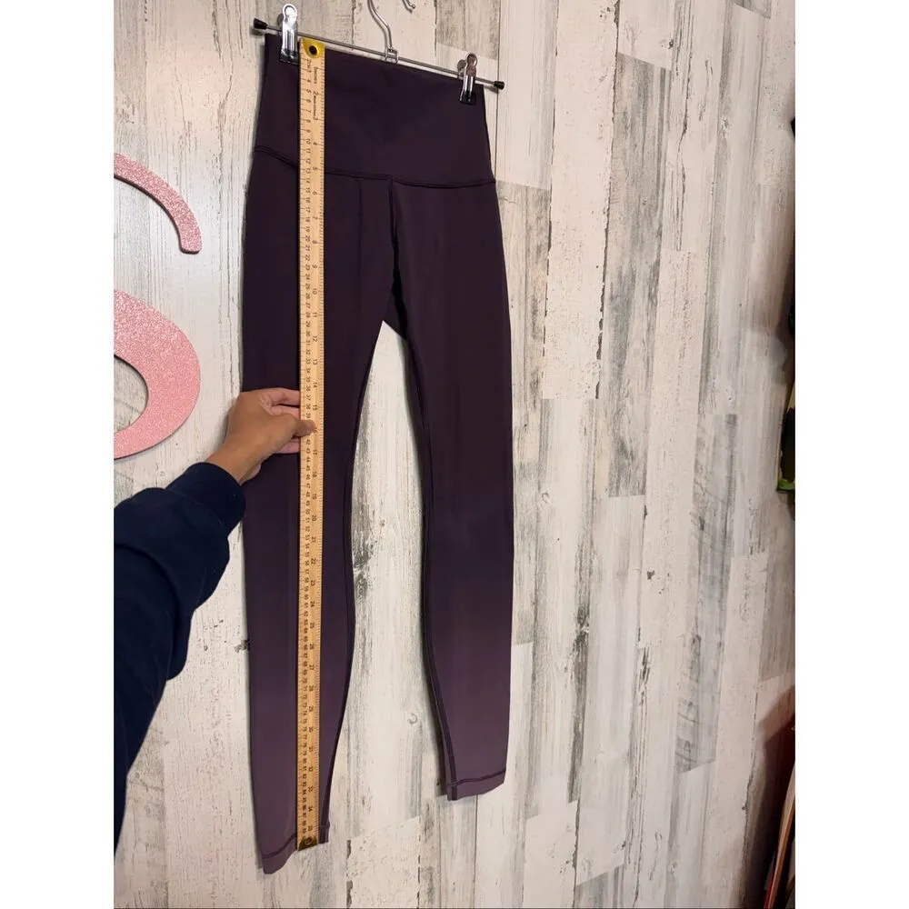 Lululemon Align High-Rise Ombre Leggings Purple Gradient Size 2 - Image 14