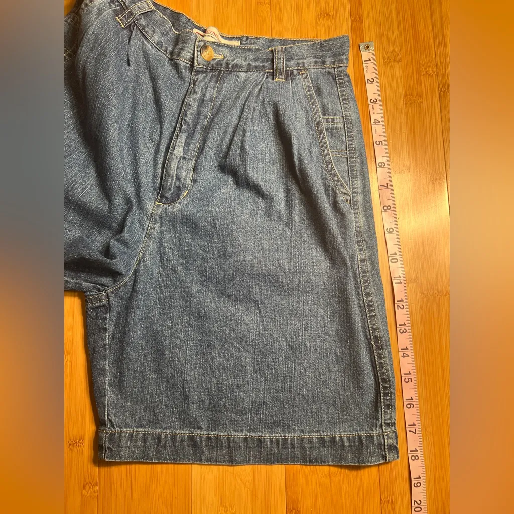 Faded Glory Womens High Waisted 100% Cotton Casual Denim Shorts/Jorts,Y2K|Size:4 - Image 12