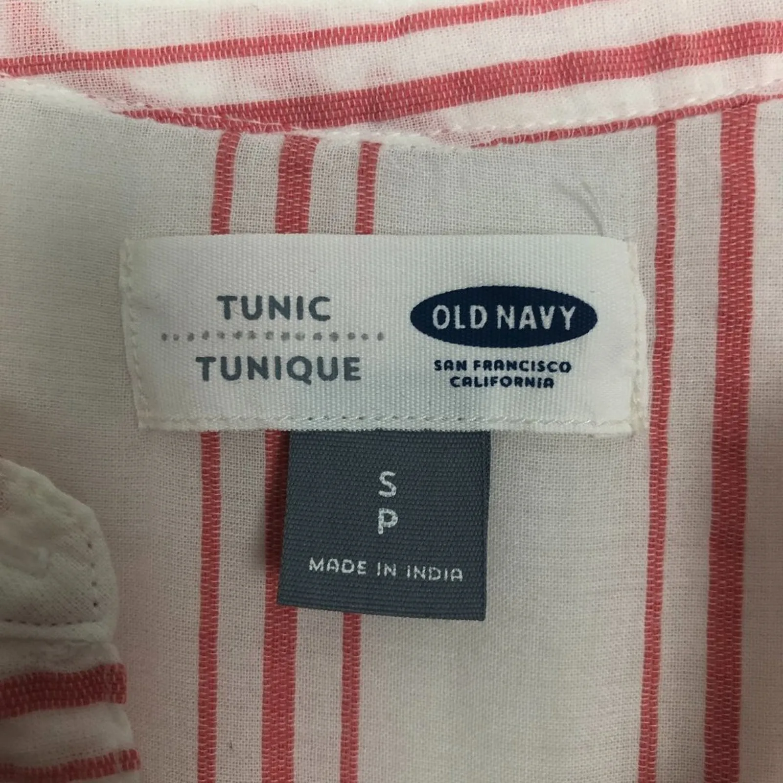 Old Navy Long Sleeve Striped Tunic Size Small - Image 2