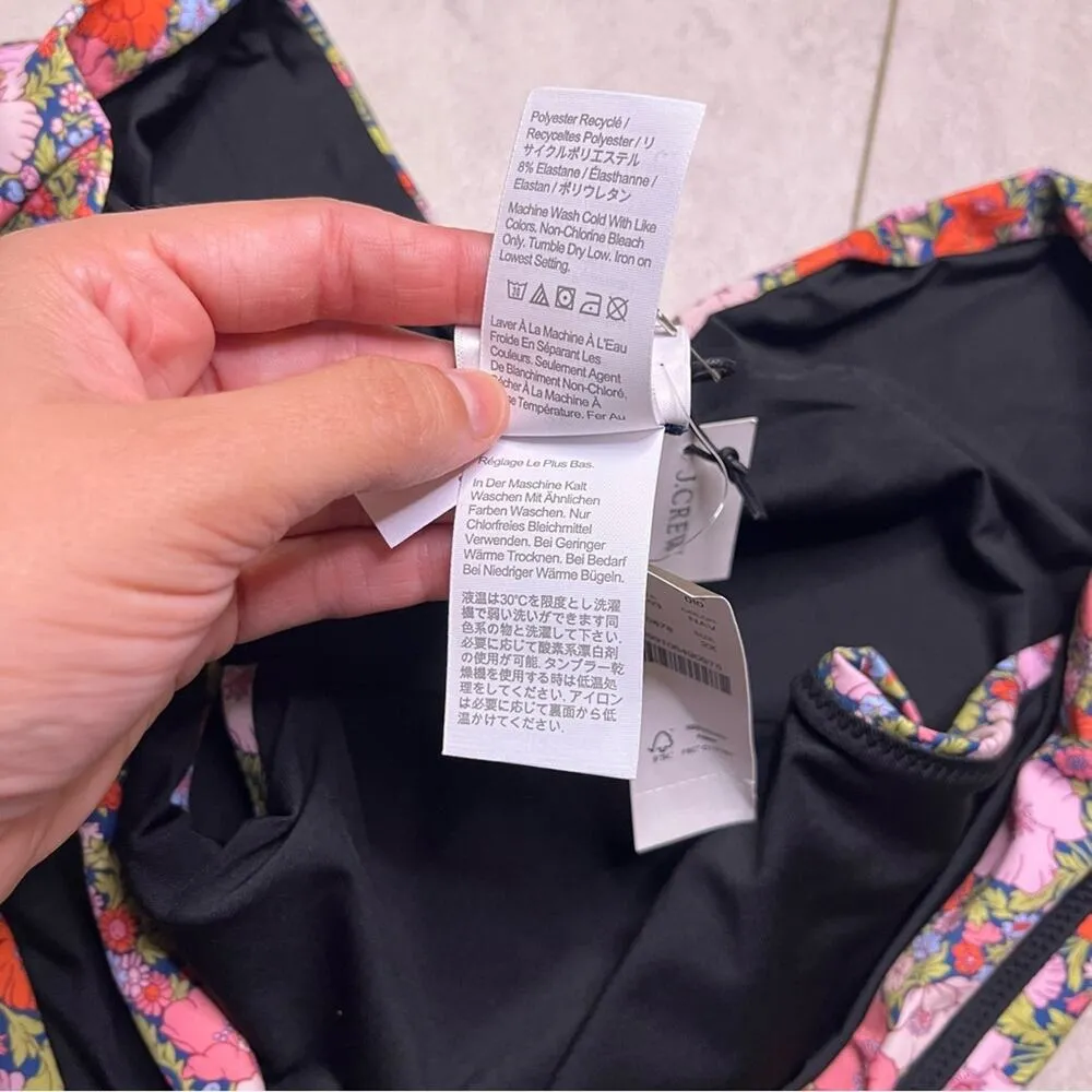 J. Crew Navy Liberty Meadow Song High Rise Cheeky Bikini Bottom 2X NWT Floral - Image 6