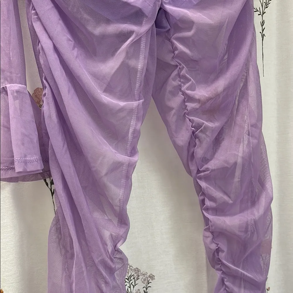 SHEIN Purple Ruched Set - Image 8