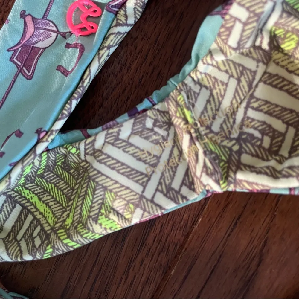 Maaji  Royal Riders Cavalry Checker Bikini Set - Image 7