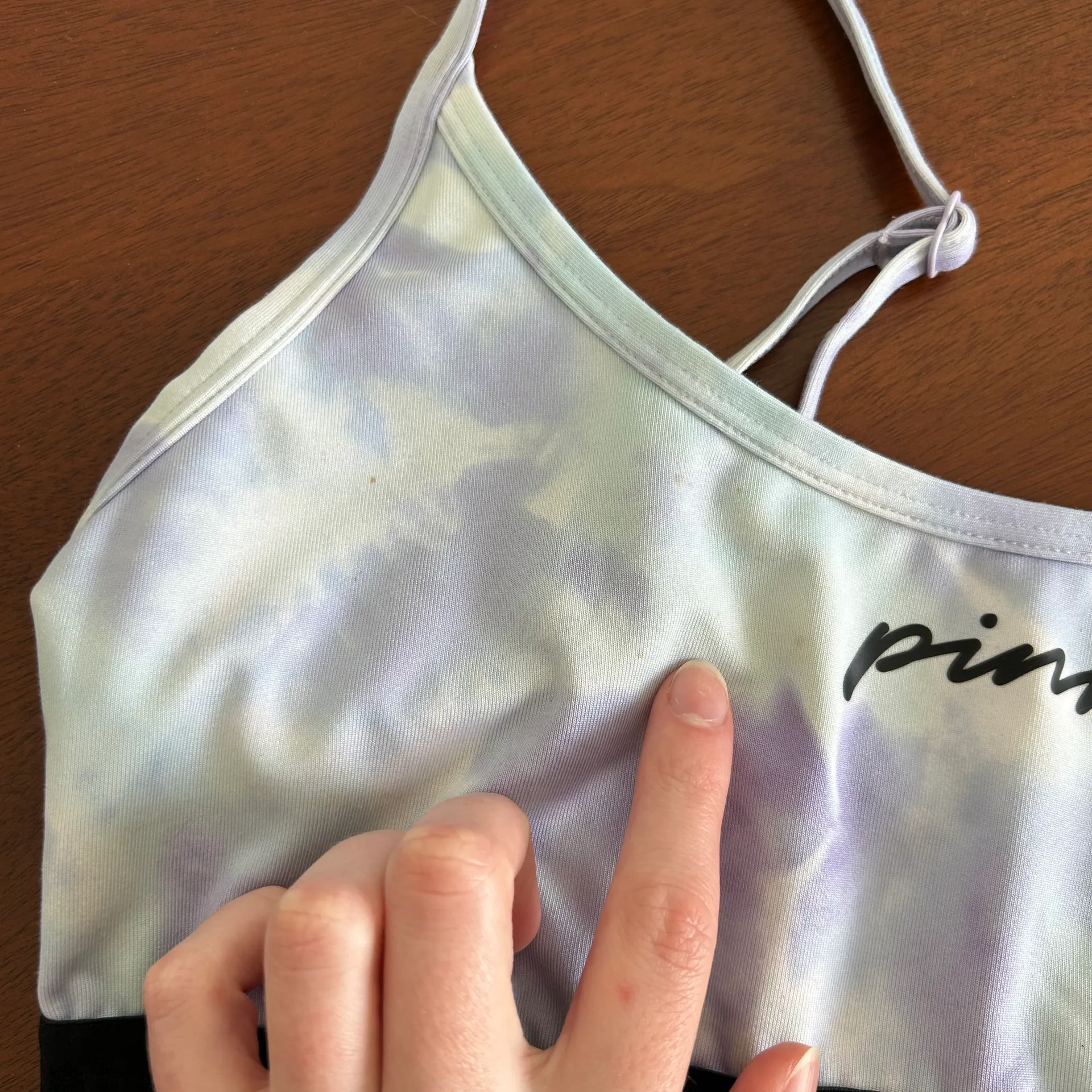 Tie dye pink Victoria secret sports bra - Image 2