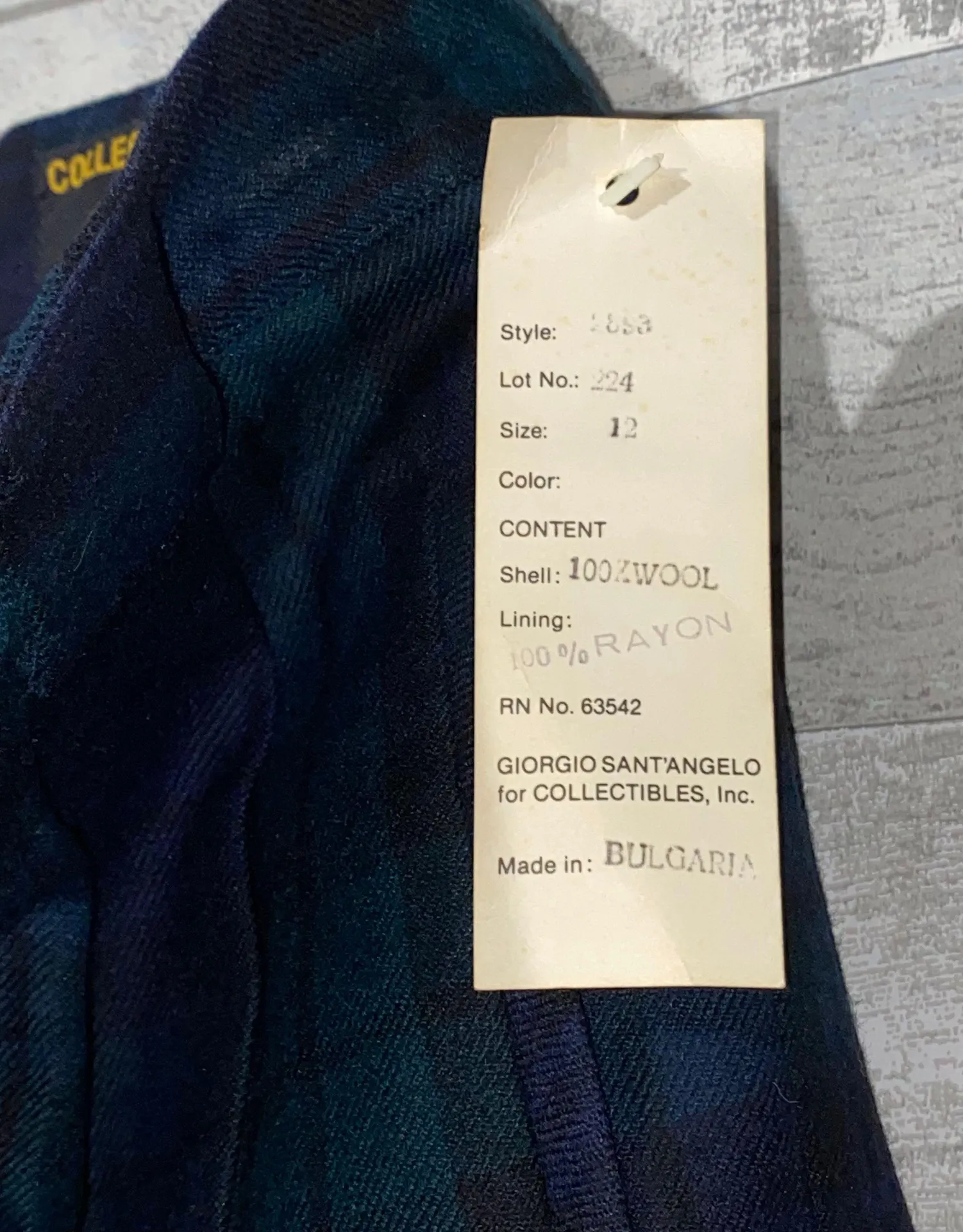 Vintage Pleated Plaid Golf Shorts Ladies 12 Multiple - Image 7