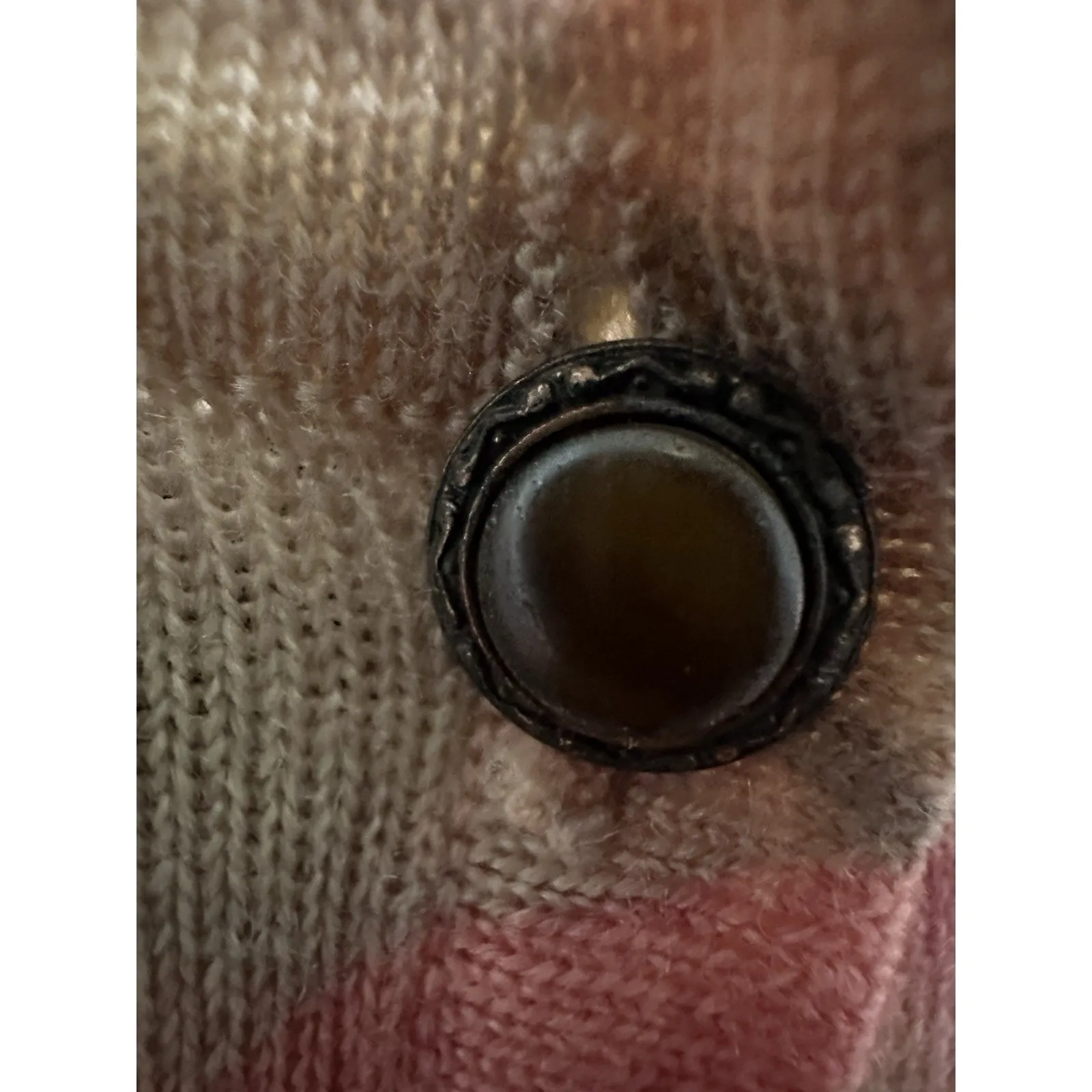 CLAUDIO FERRETTI vintage floral knit cardigan sweater size M Wool & Lana Italy Size M - Image 7