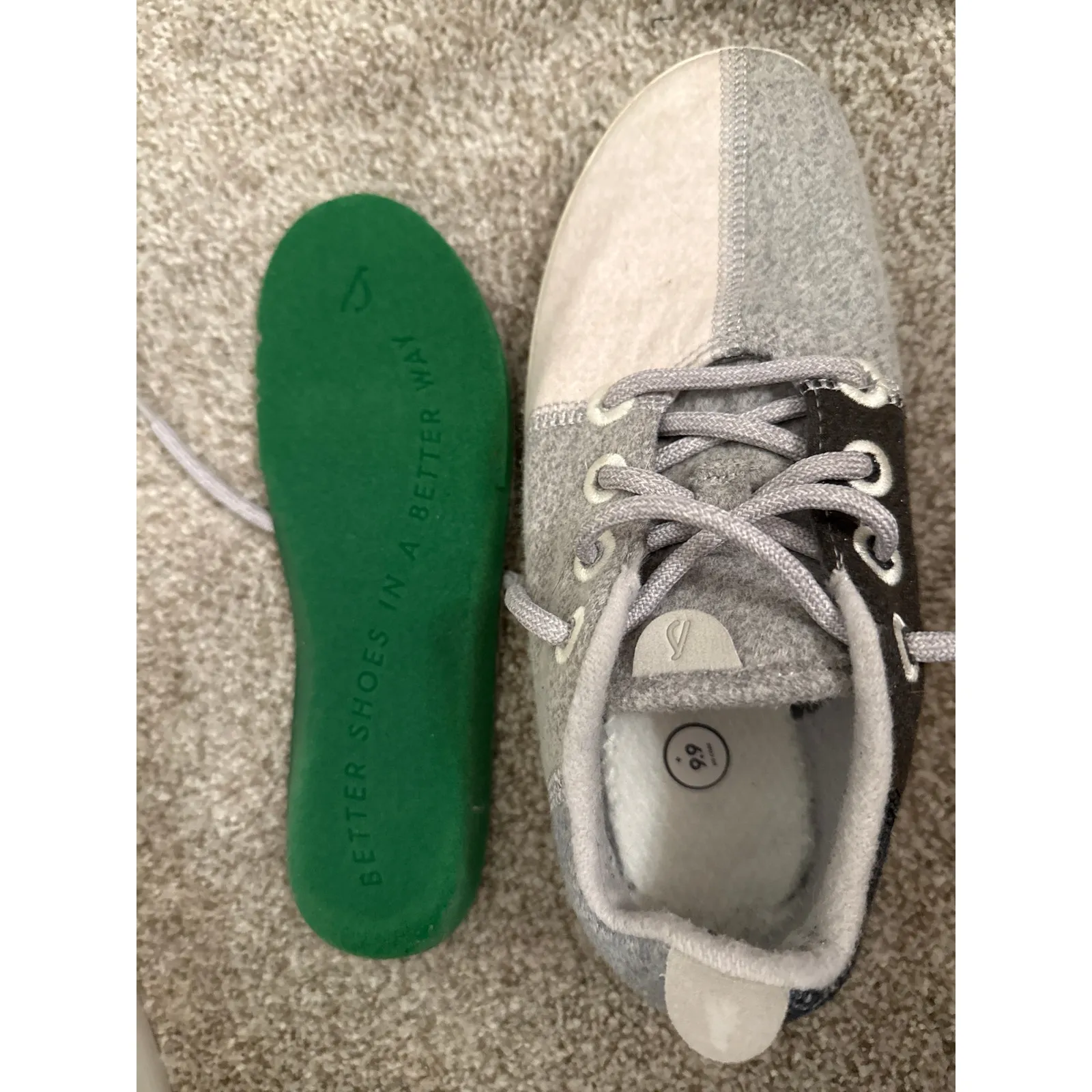 Allbirds Womens Color Block  Wool Runners Patchwork Limited Edition Grey Scale,7 - Image 12