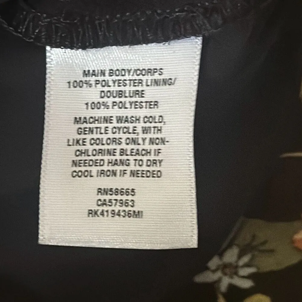 Free Press  Maxi Dress Womens XS Multicolor Floral Sheer Wrap Long Slit Flowy - Image 7