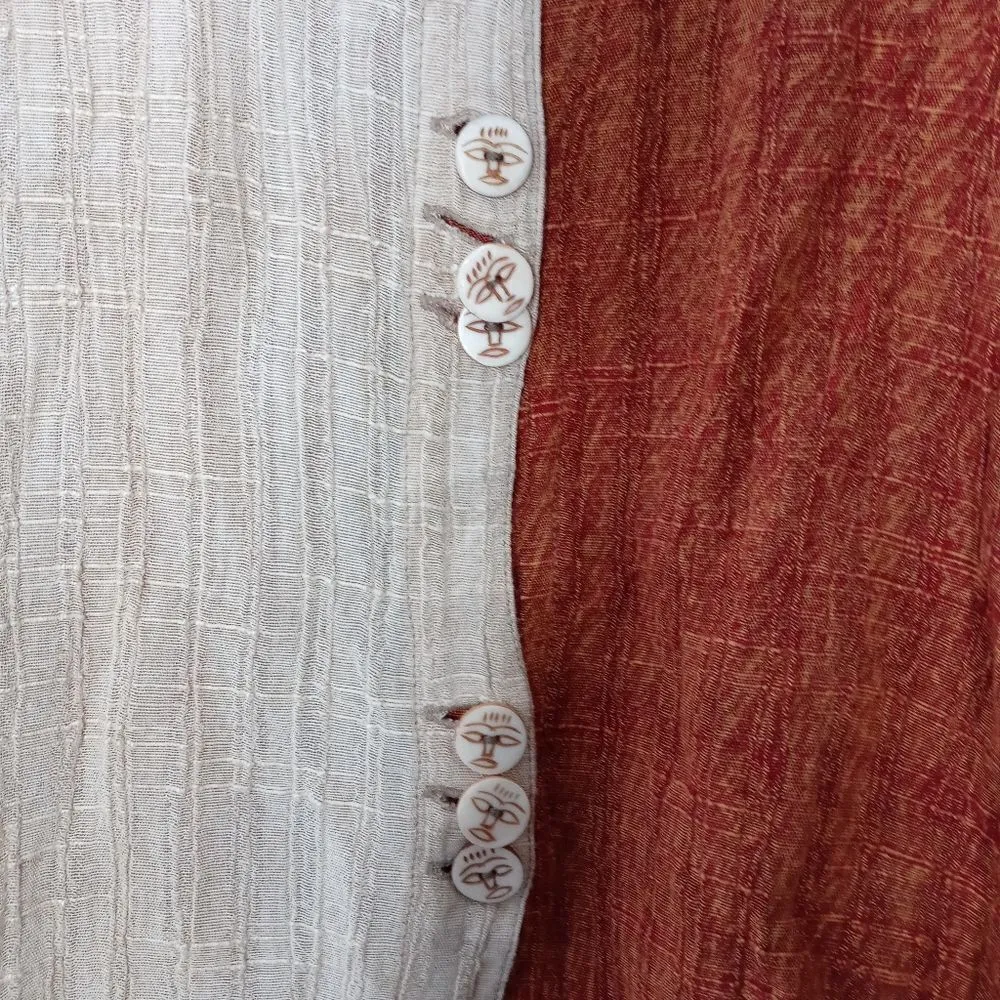 Vintage Kusnadi top and skirt set Tan Size undefined - Image 5