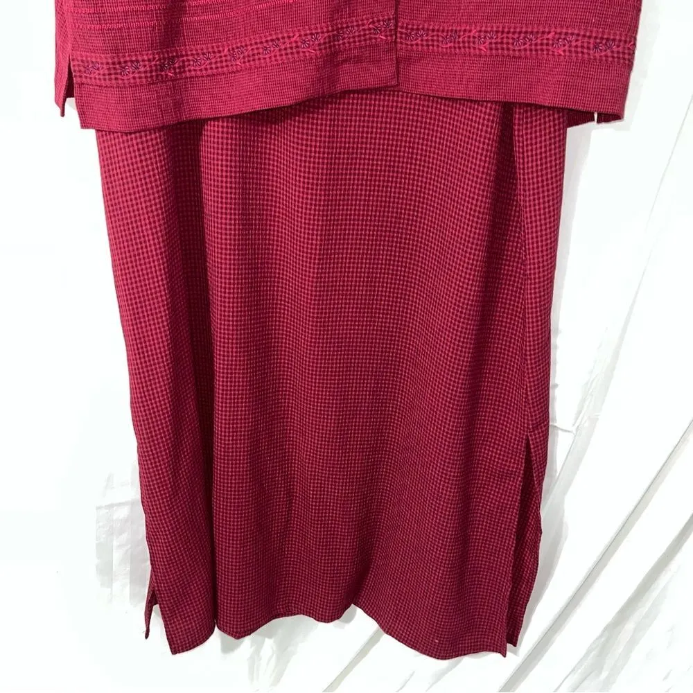 Studio Works Red 2 Piece Dress Set Women’s Plus Size 1X - Image 4