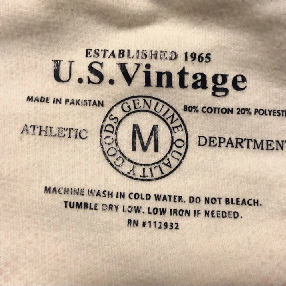 U.S. Vintage zip up patriotic jacket! Red Size M - Image 5