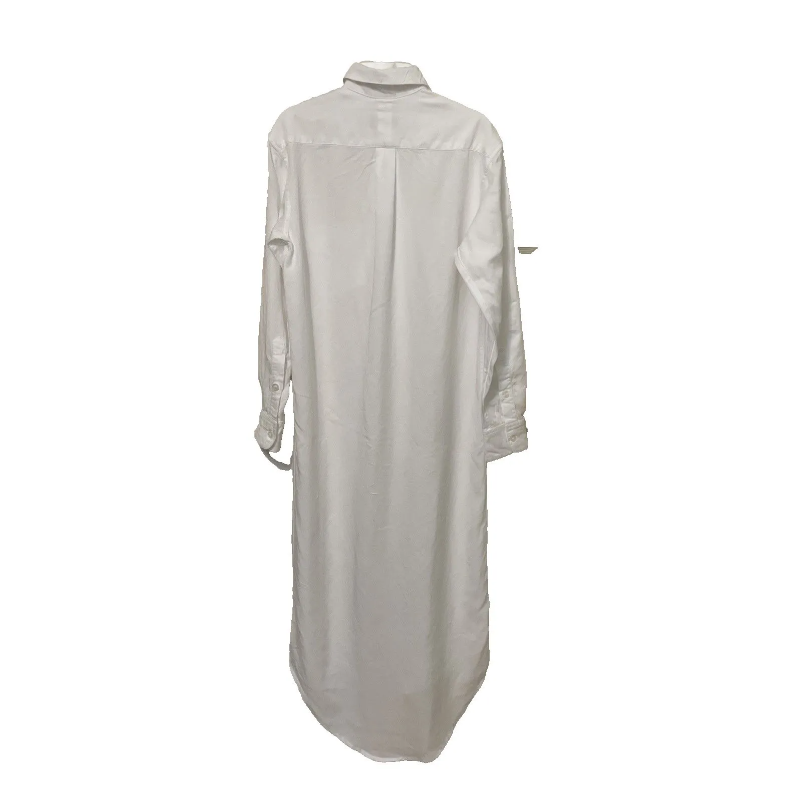 Emily Phillips Nashville White Cotton Girlfriend Midi Shirt Dress Womens Size 2 - Image 3