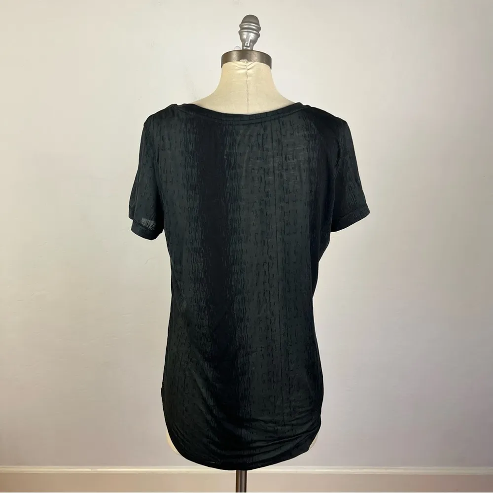 Lululemon Acid Wash Black Tee - Image 5
