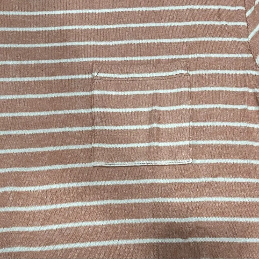 NWT Stars Above Rust Striped Perfectly Cozy Pullover Sweatshirt Size XS - Image 3