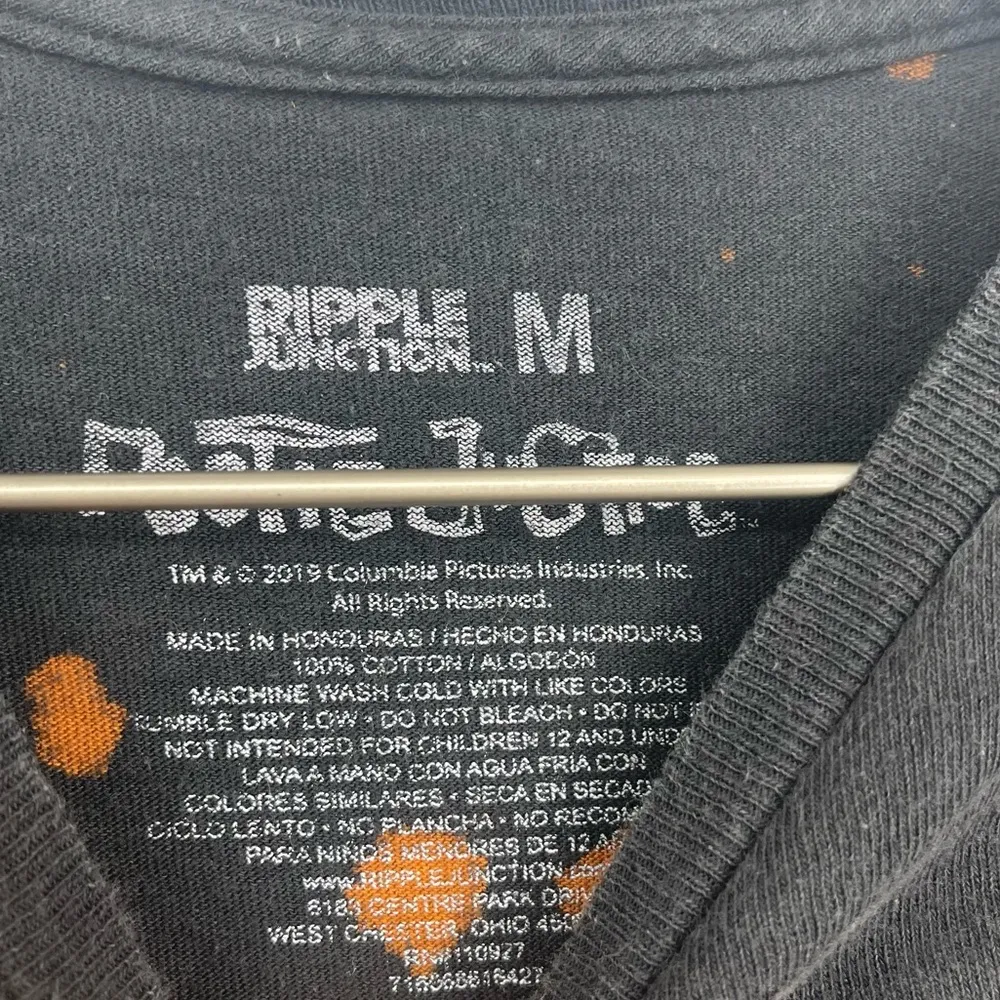 Tupac Poetic Justice Custom Bleach Dye Splatter Graphic Tee SZ M Size M - Image 2