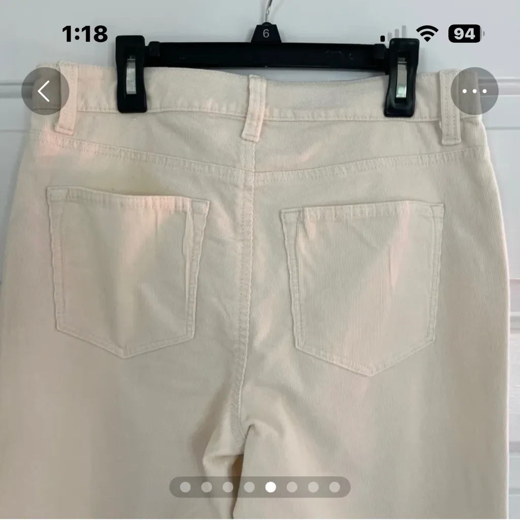 Talbots Off-White Straight Leg Pants - Image 7