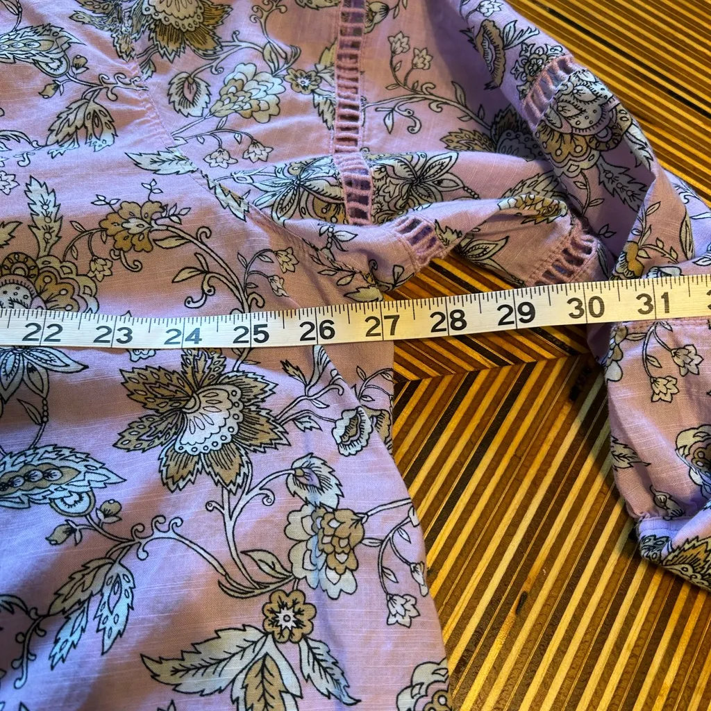 Lane Bryant Lavender Floral Top - Image 5