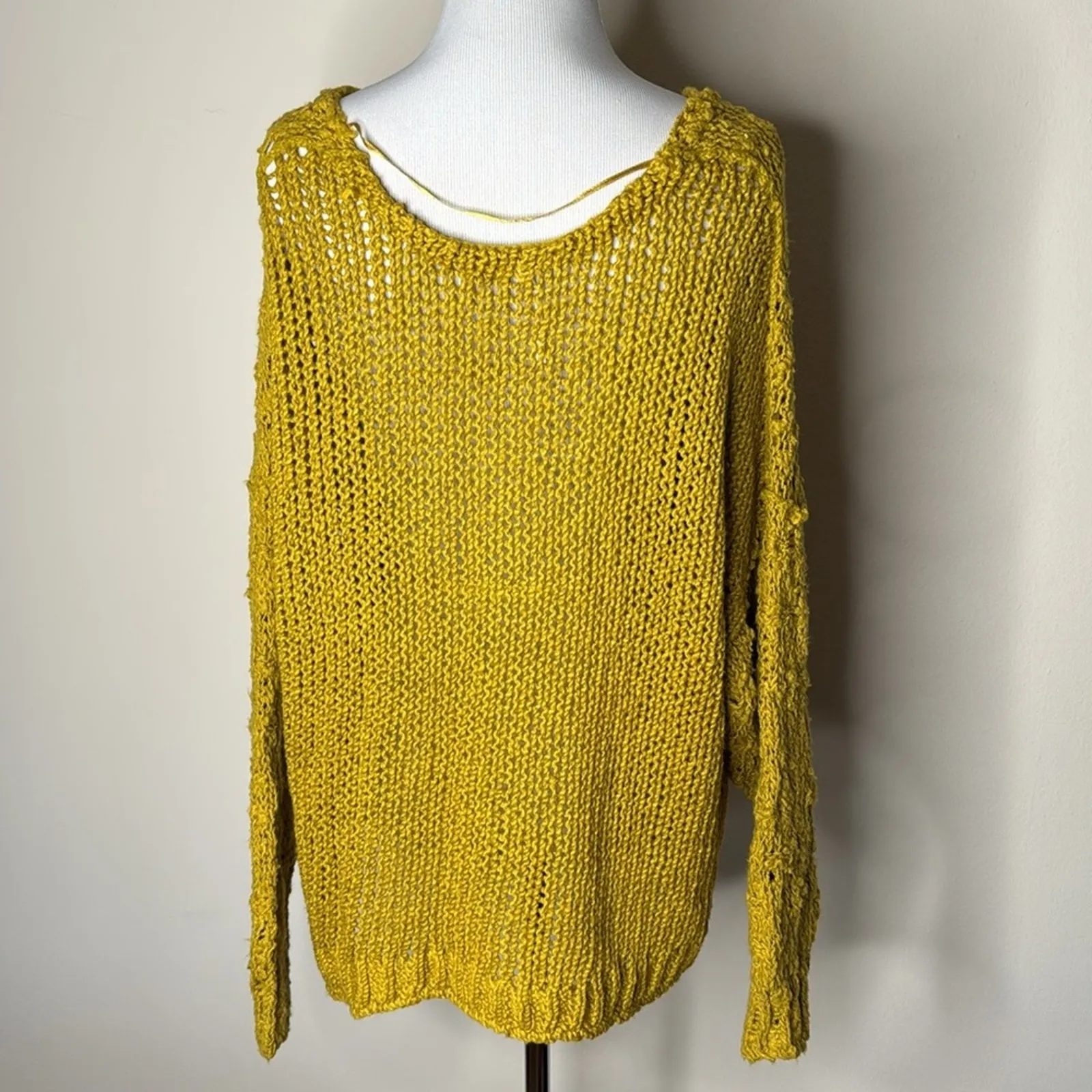 Free People Gold Show Sunday Shore Pullover Sweater - Image 8