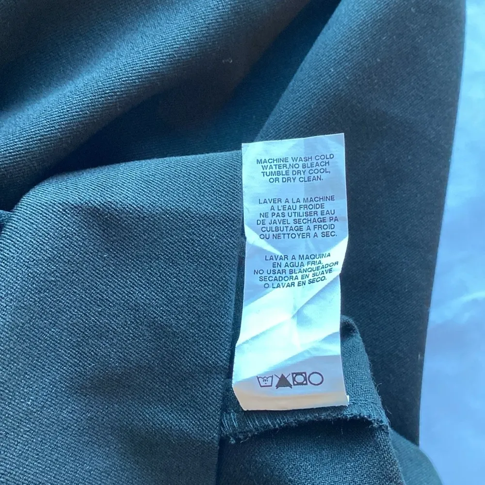 🖤 Karen Kane Stretch Front Zip Straight Leg Dress Pants, Black, No Pockets, 22W - Image 12