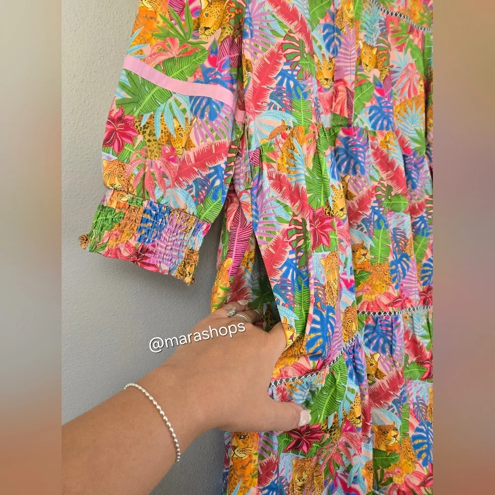 Marie by Victoria Dunn Monet Dress in Lion Tamer Pink Size XS - Image 4