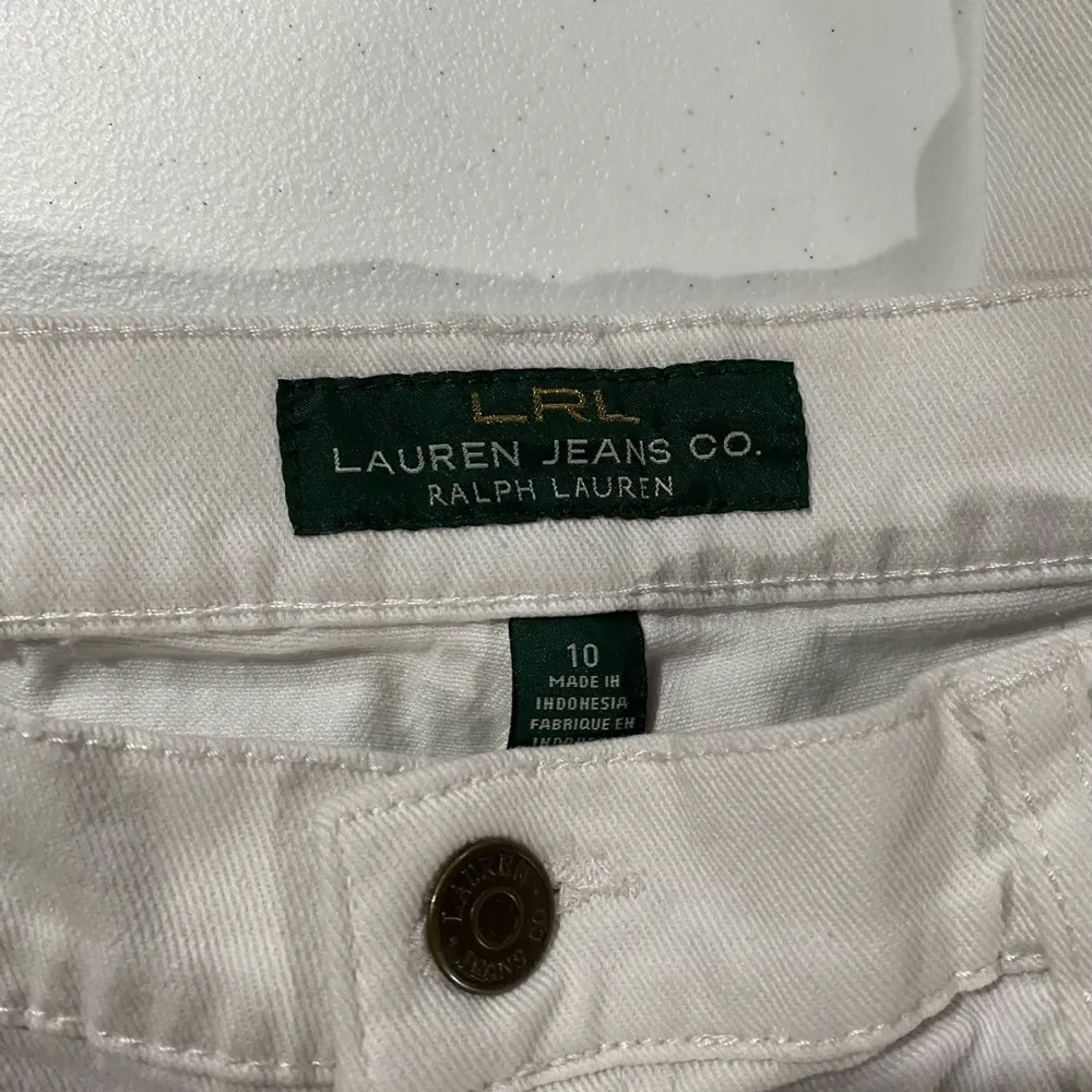 White LRL jeans size 10 - Image 3