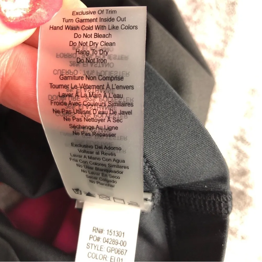 GOOD AMERICAN GA Sports Bra Ombré Pink Racerback size  1  Small Cropped Barbie - Image 5