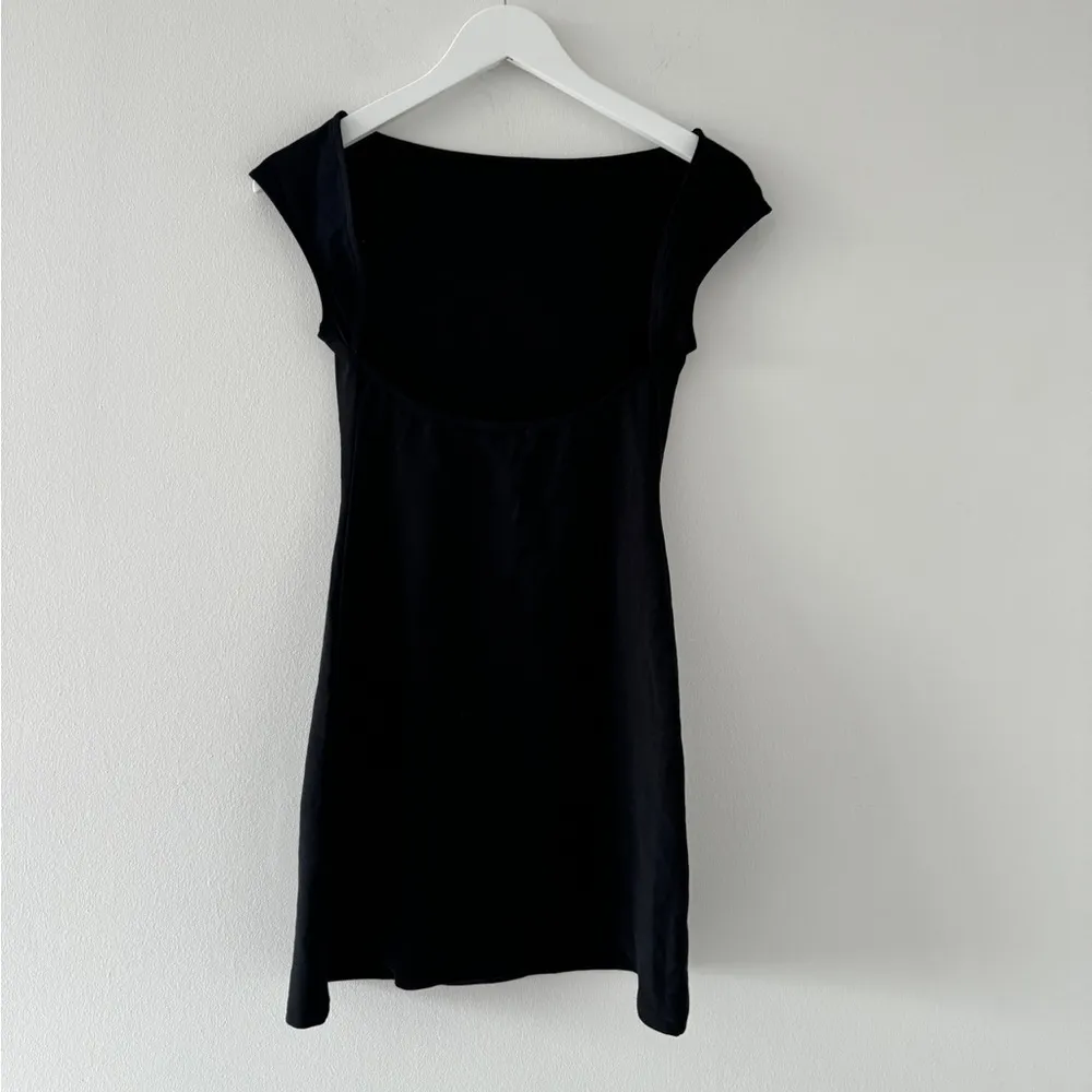 Reformation  Chaine Black Mini Dress S - Image 6