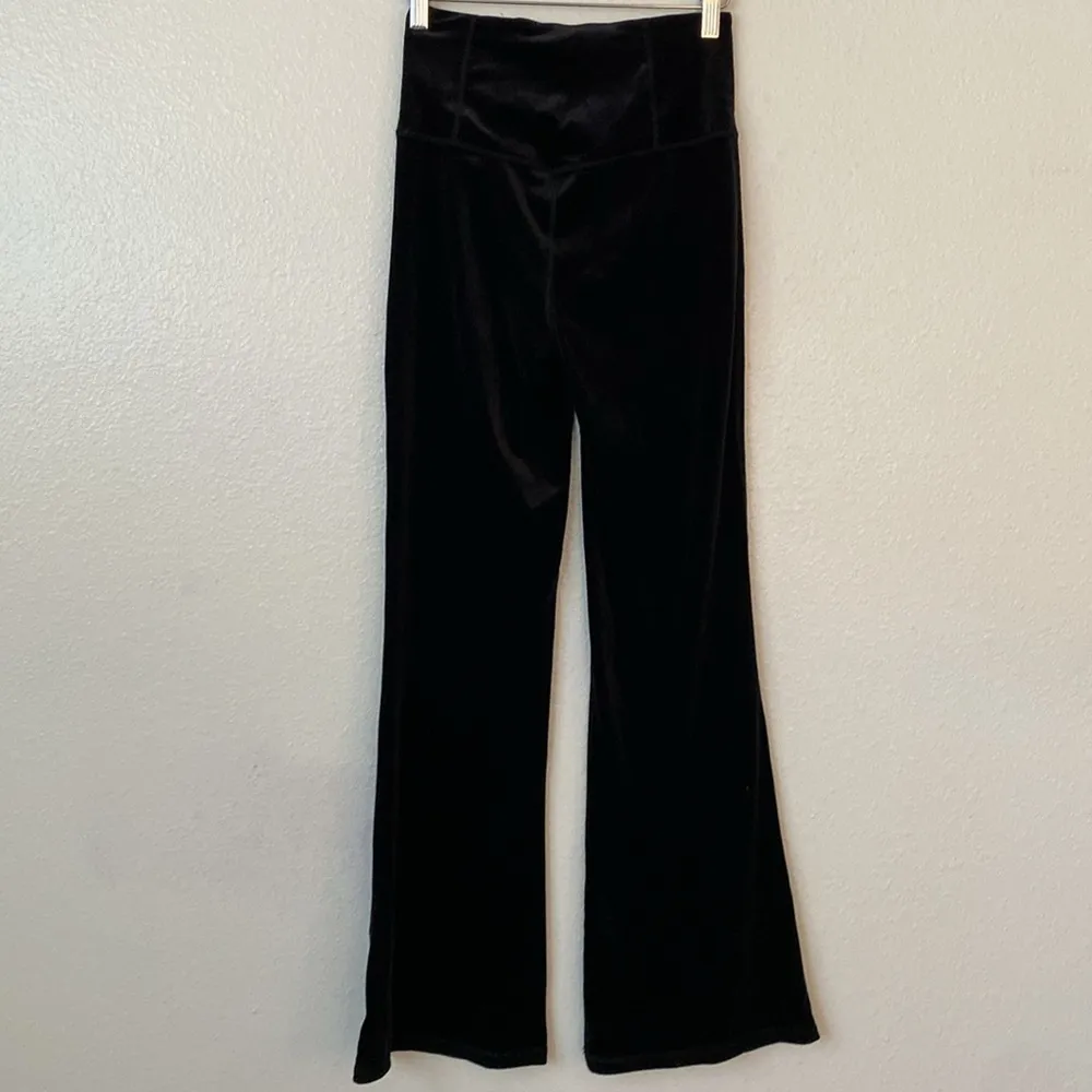 Athleta XS Elation Velvet Flare Pants in Black - Image 9
