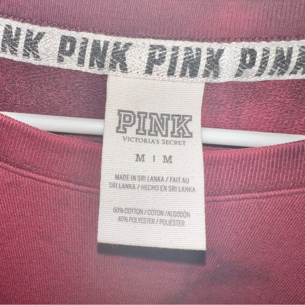 Y2K PINK Oversized Burgundy Tie Dye Sweater! - Image 3