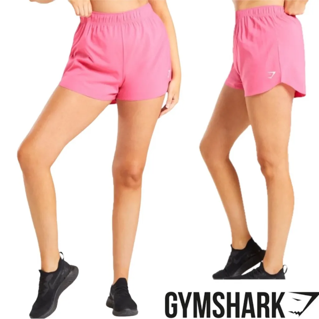Gymshark loose training shorts M Women's Pink Shorts - Image 2