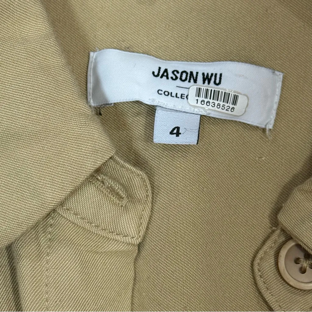 Jason Wu Tan Belted Romper Size 4 - Image 3