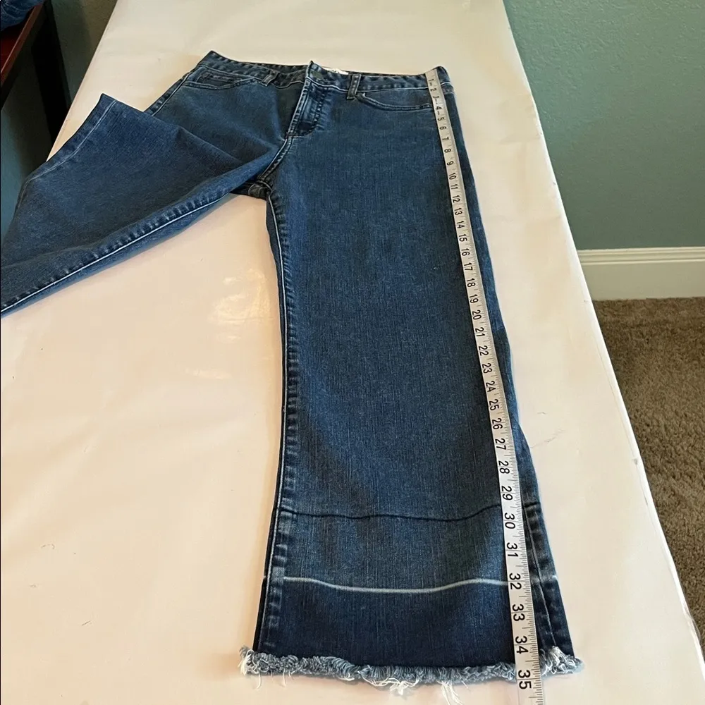 EVIDNT Wide Leg Crop High Rise Size 26 - Image 9