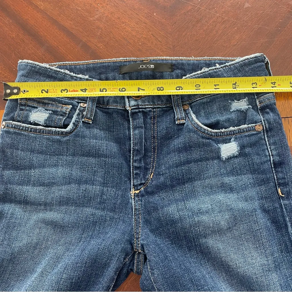 Joe’s Ripped Knees Vivian Wash Blue Denim Skinny Jeans Size 27 - Image 7