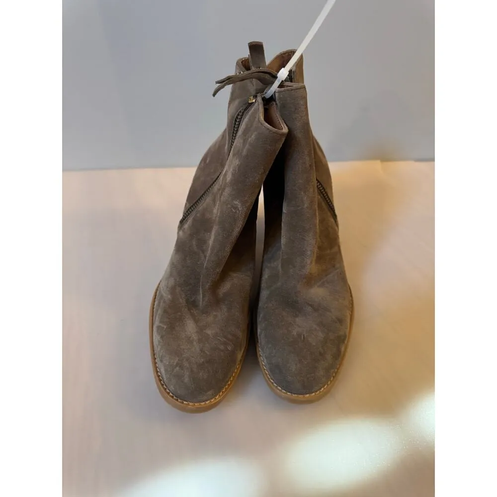 Paul Green Reya Earth Soft Suede Booties - Size 7.5 (new) - Image 4