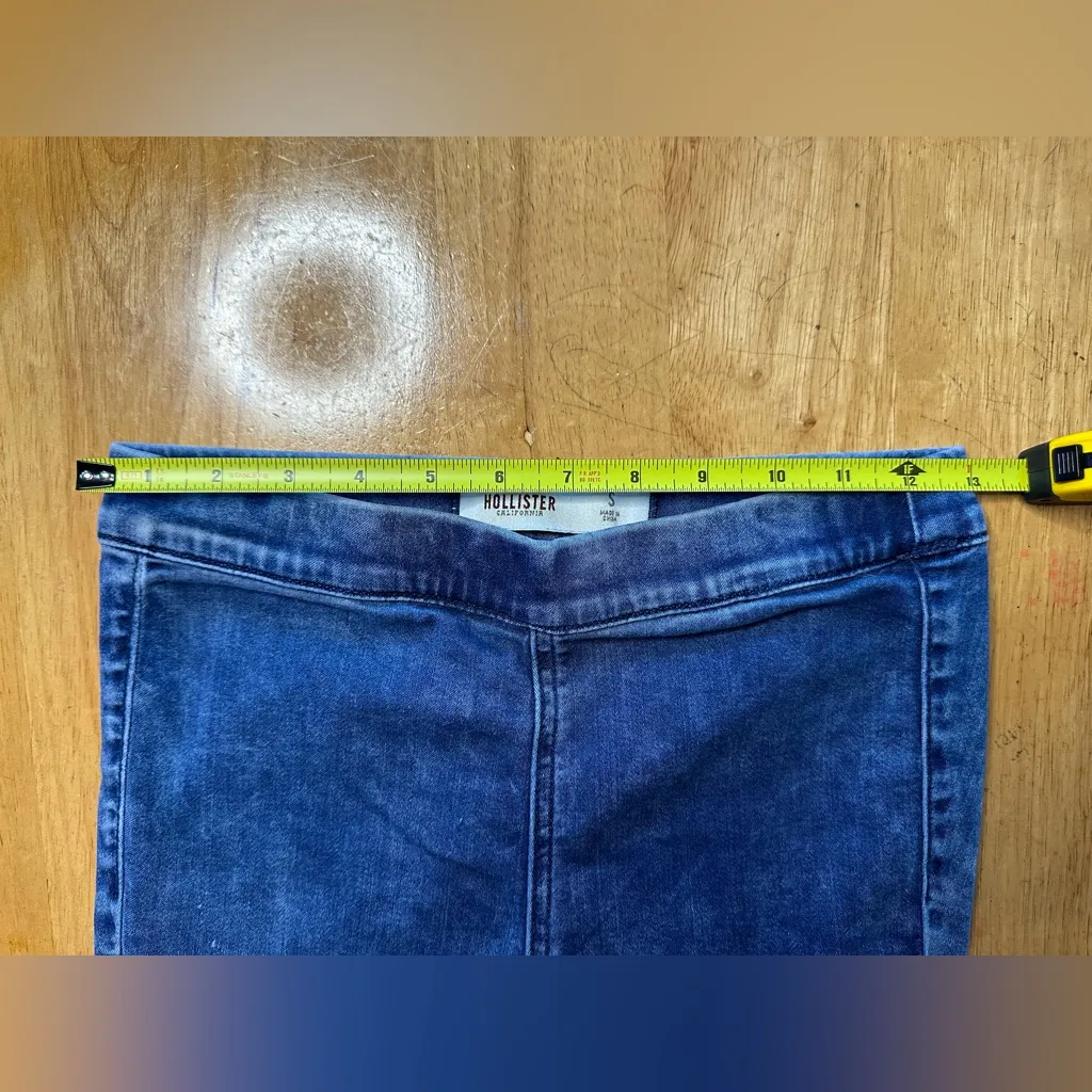 Hollister Alex High Rise Pull on Jean Legging in Medium Acid Wash Size Small - Image 6