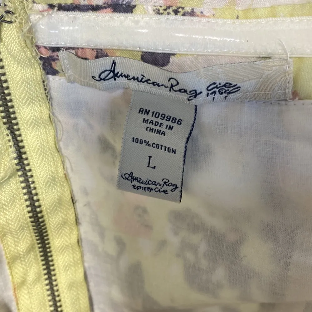 American Rag  watercolor sweetheart neck strapless dress - Image 6