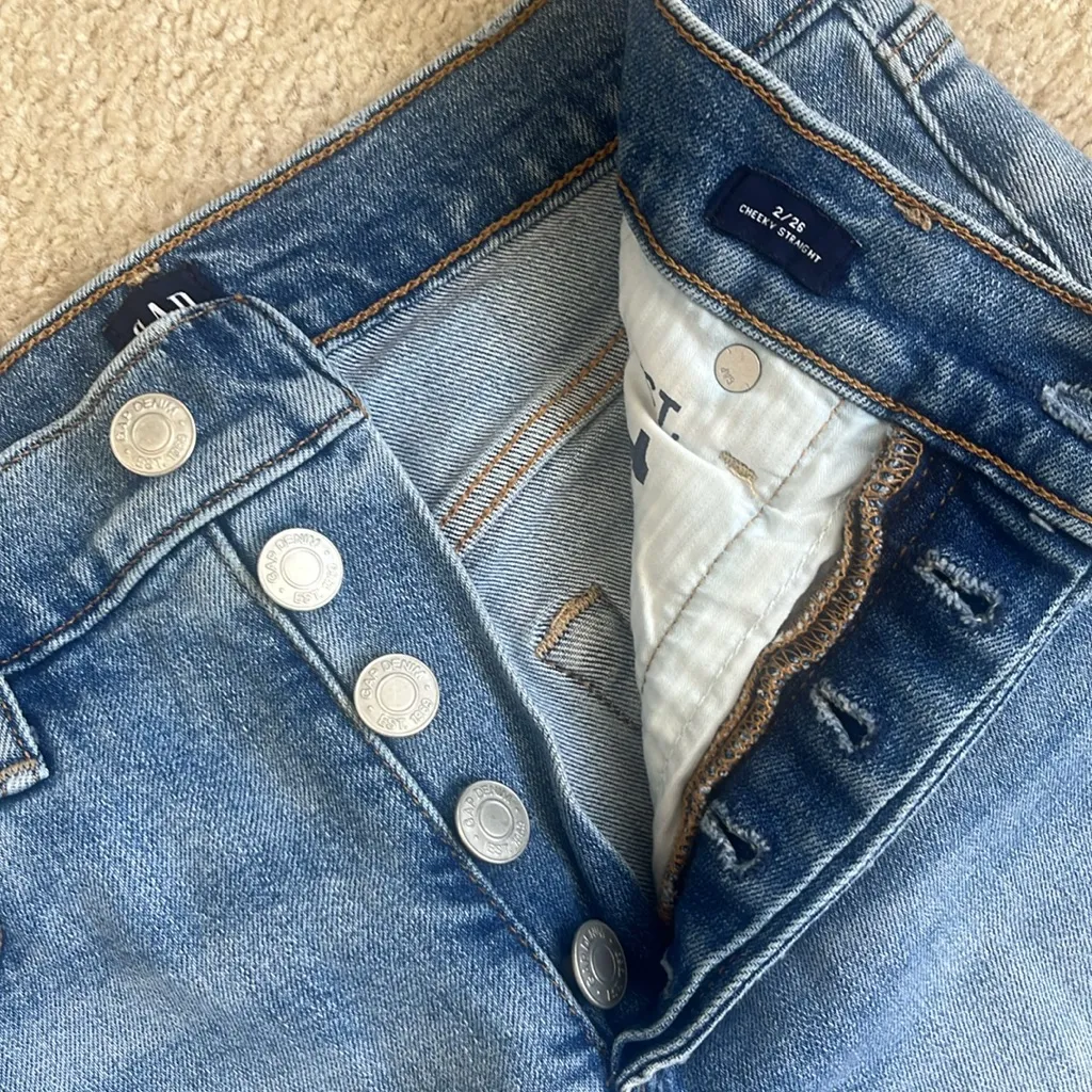 GAP Cheeky Straight Denim Jeans in Women's 2 26 - Image 5