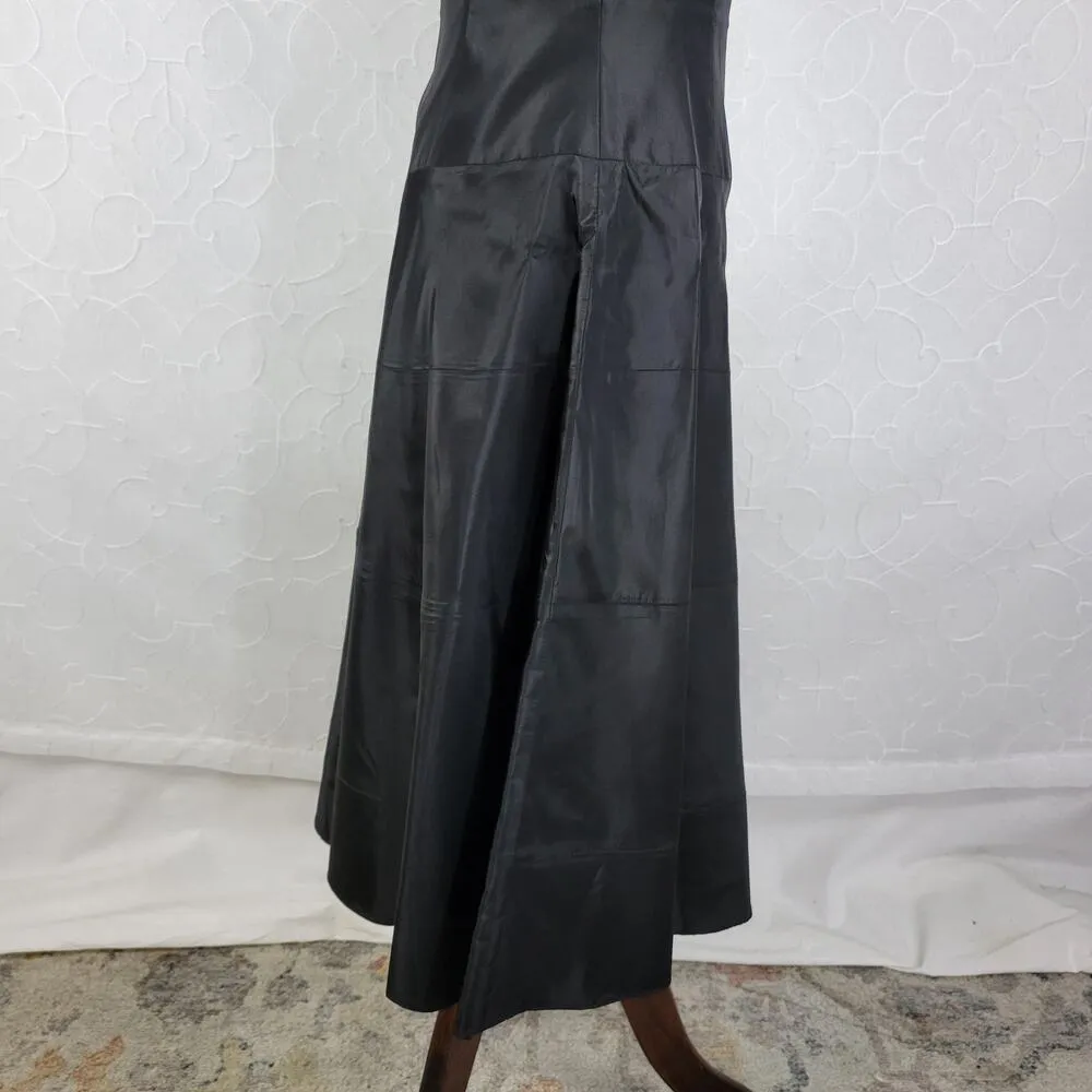 Bill Levkoff Womens Strapless Dress 4 Black A line LBD Bridesmaid Formal - Image 5