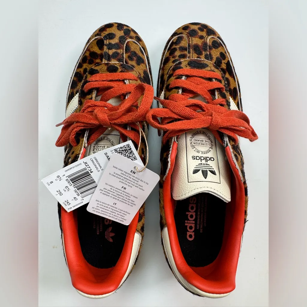 Adidas Samba OG Leopard Cheetah size 8 NEW - Image 10