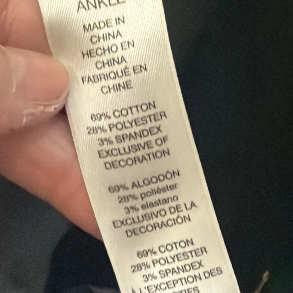 Chico's The Platinum Ankle Skinny Jeans size 1 31-32 inch waist 29 inseam - Image 6