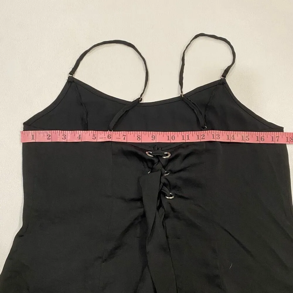 Free People Intimately Black Cami Tank Top Adjustable Straps Size S Small - Image 4