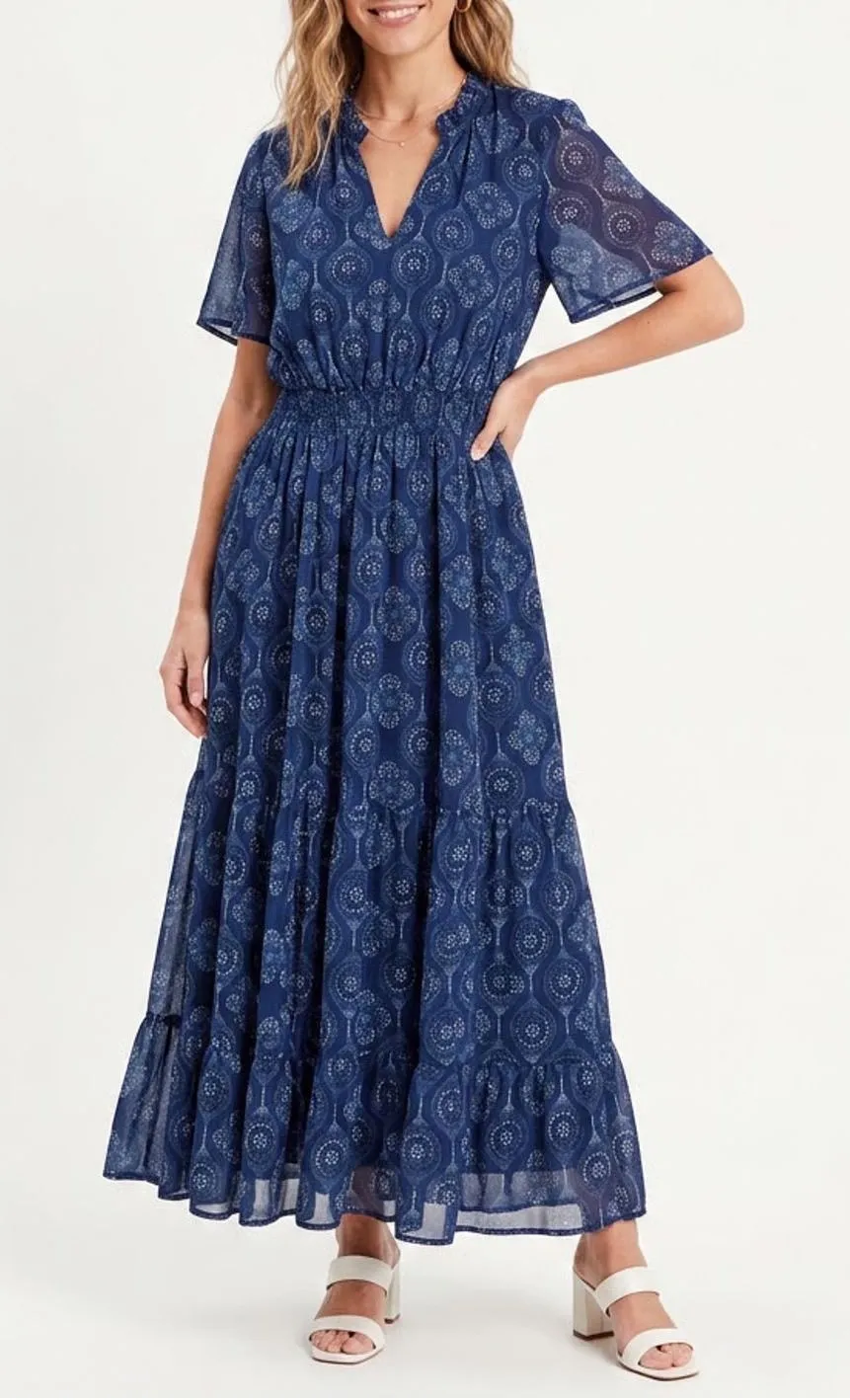 adrianna bridesmaid dresses Papell Platinum Dress Style 40109 size:M/UK12 over beaded gown size:S MAJORELLE Avori Blazer Dress