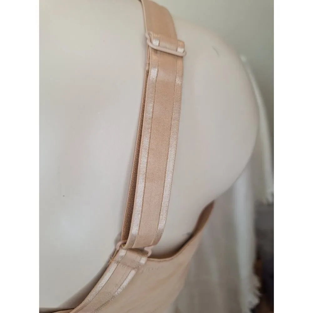 Curvy Couture by Soma Women's Size 40DDD Luxe Lace Underwire Bra Neutral Pink Tan - Image 5